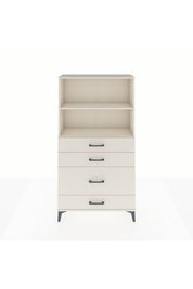 Arges Dolap 2 Raflı 4 Çekmeceli 88x30x163 - S21M163V1A