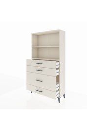 Arges Dolap 2 Raflı 4 Çekmeceli 88x30x163 - S21M163V1A