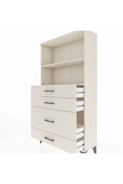 Arges Dolap 2 Raflı 4 Çekmeceli 88x30x163 - S21M163V1A