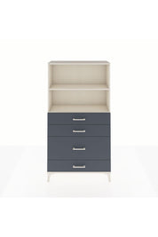 Arges Dolap 2 Raflı 4 Çekmeceli 88x30x163 - S21M163V2A