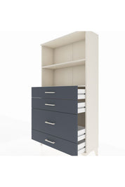 Arges Dolap 2 Raflı 4 Çekmeceli 88x30x163 - S21M163V2A