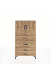 Arges Dolap 2 Raflı 5 Çekmeceli 2 Kapaklı 88x30x163 - S21M164V3A