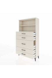 Arges Dolap 2 Raflı 5 Çekmeceli 88x30x163 - S21M165V1A