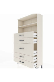Arges Dolap 2 Raflı 5 Çekmeceli 88x30x163 - S21M165V1A