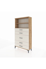 Arges Dolap 2 Raflı 5 Çekmeceli 88x30x163 - S21M165V7A