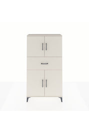 Arges Dolap 3 Raflı Tek Çekmeceli 4 Kapaklı 88x30x163 - S21M166V1A