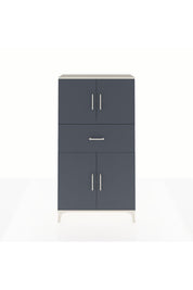 Arges Dolap 3 Raflı Tek Çekmeceli 4 Kapaklı 88x30x163 - S21M166V2A