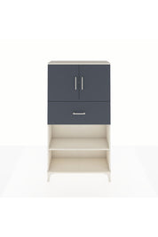 Arges Dolap 3 Raflı Tek Çekmeceli 2 Kapaklı 88x30x163 - S21M168V2A