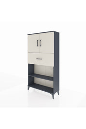 Arges Dolap 3 Raflı Tek Çekmeceli 2 Kapaklı 88x30x163 - S21M168V4A