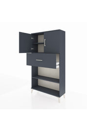 Arges Dolap 3 Raflı Tek Çekmeceli 2 Kapaklı 88x30x163 - S21M168V5A