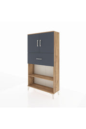 Arges Dolap 3 Raflı Tek Çekmeceli 2 Kapaklı 88x30x163 - S21M168V8A