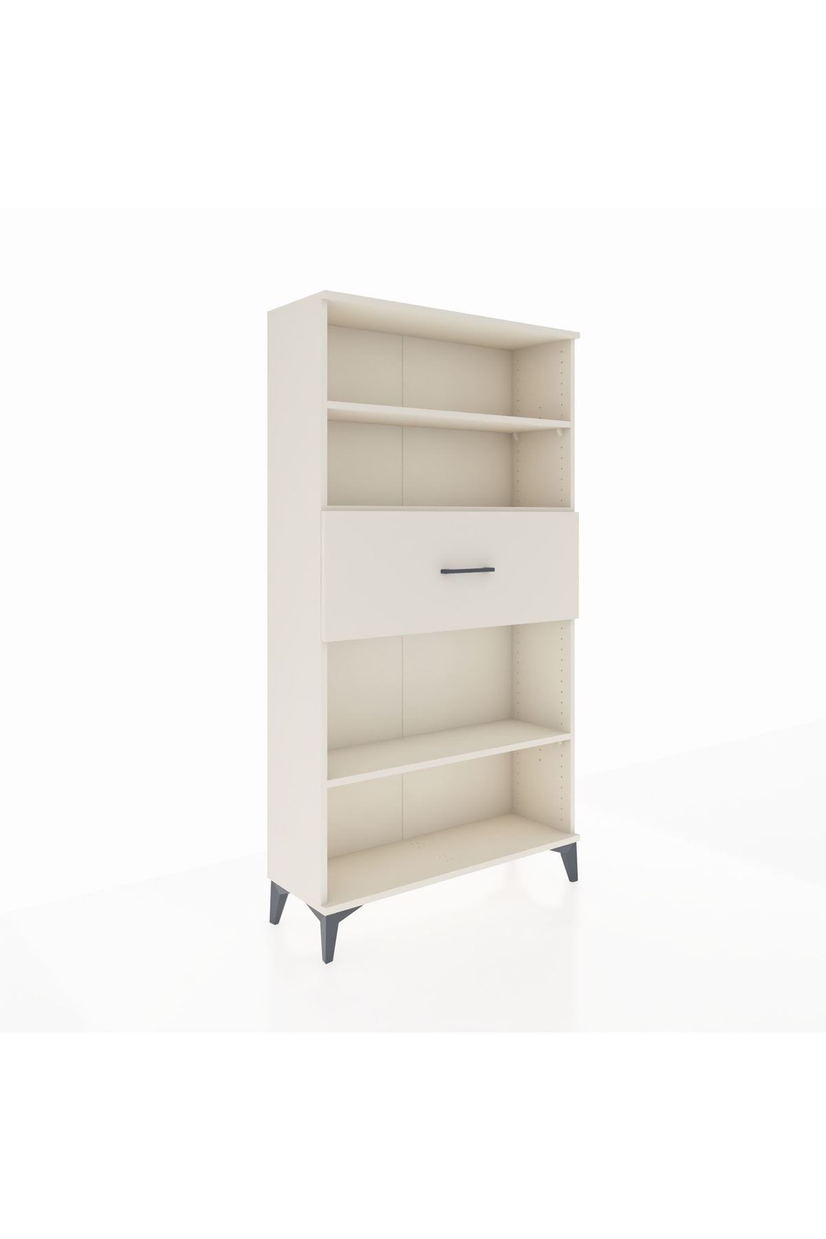 Arges Dolap 3 Raflı Tek Çekmeceli 88x30x163 - S21M169V1A