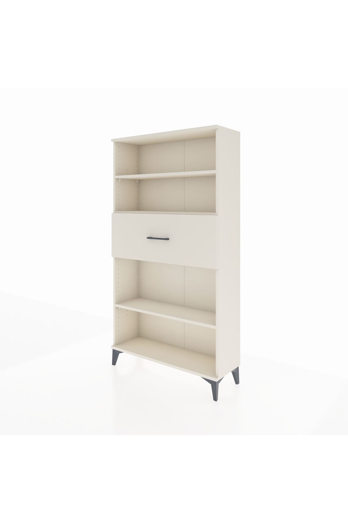 Arges Dolap 3 Raflı Tek Çekmeceli 88x30x163 - S21M169V1A