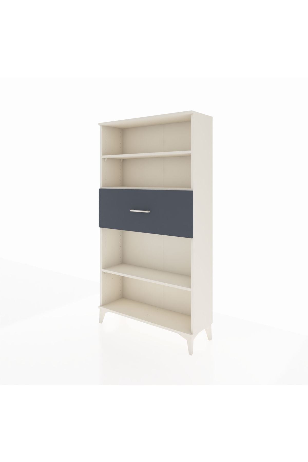 Arges Dolap 3 Raflı Tek Çekmeceli 88x30x163 - S21M169V2A