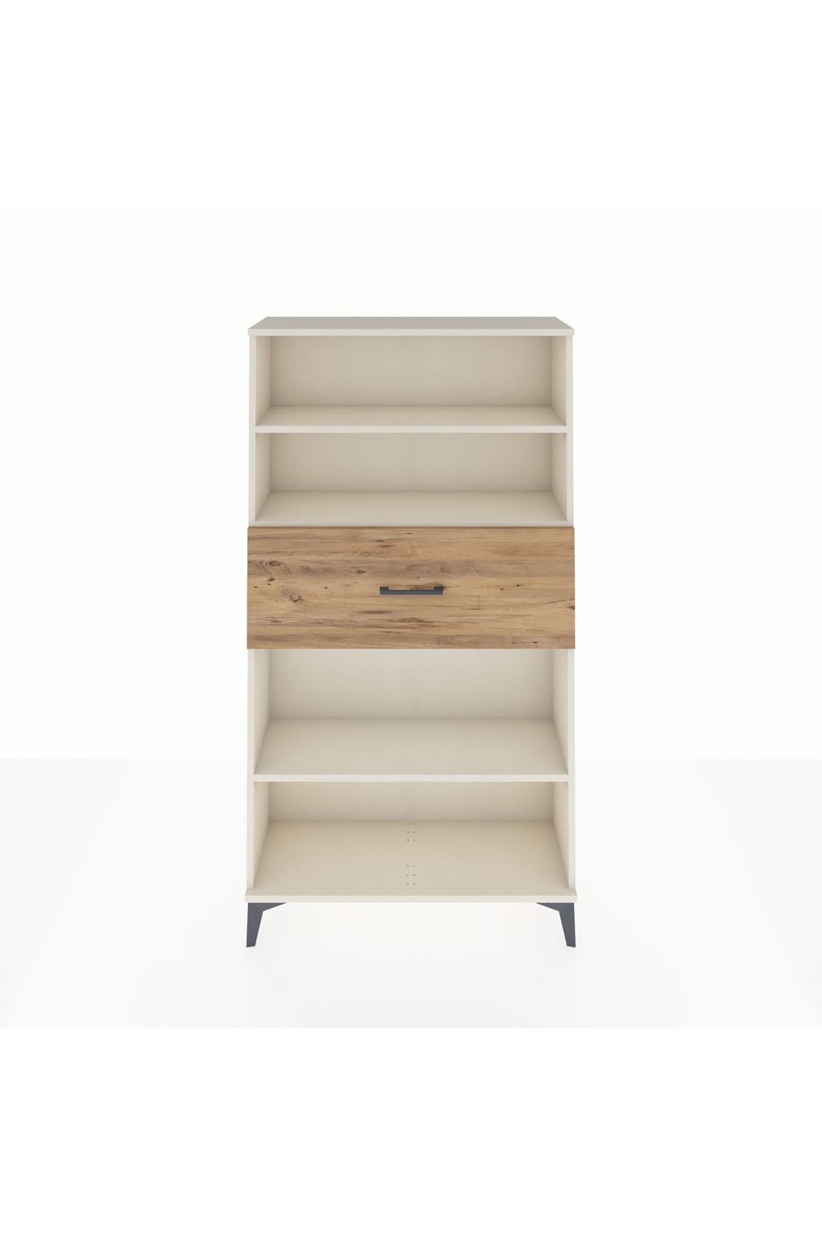Arges Dolap 3 Raflı Tek Çekmeceli 88x30x163 - S21M169V3A