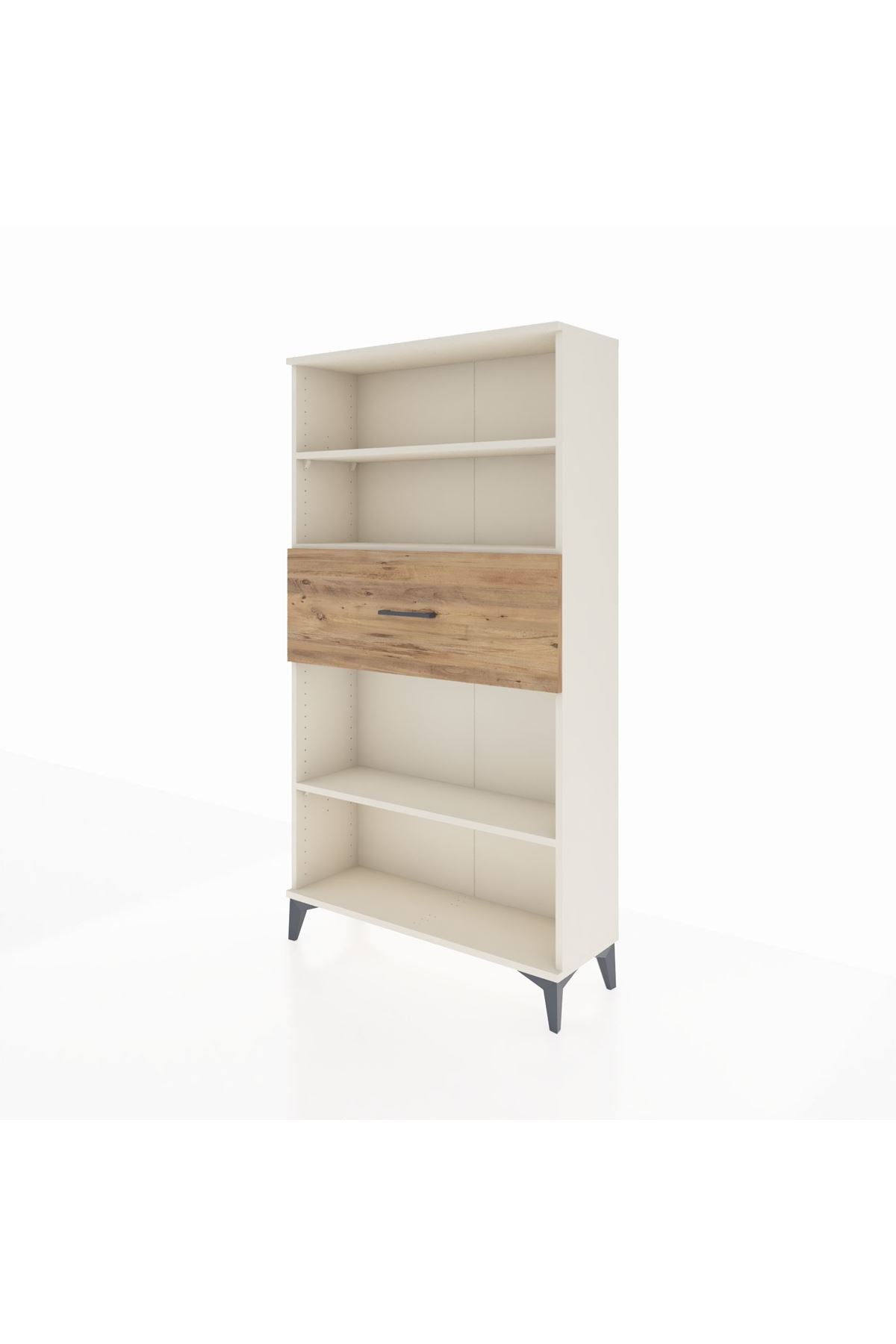 Arges Dolap 3 Raflı Tek Çekmeceli 88x30x163 - S21M169V3A