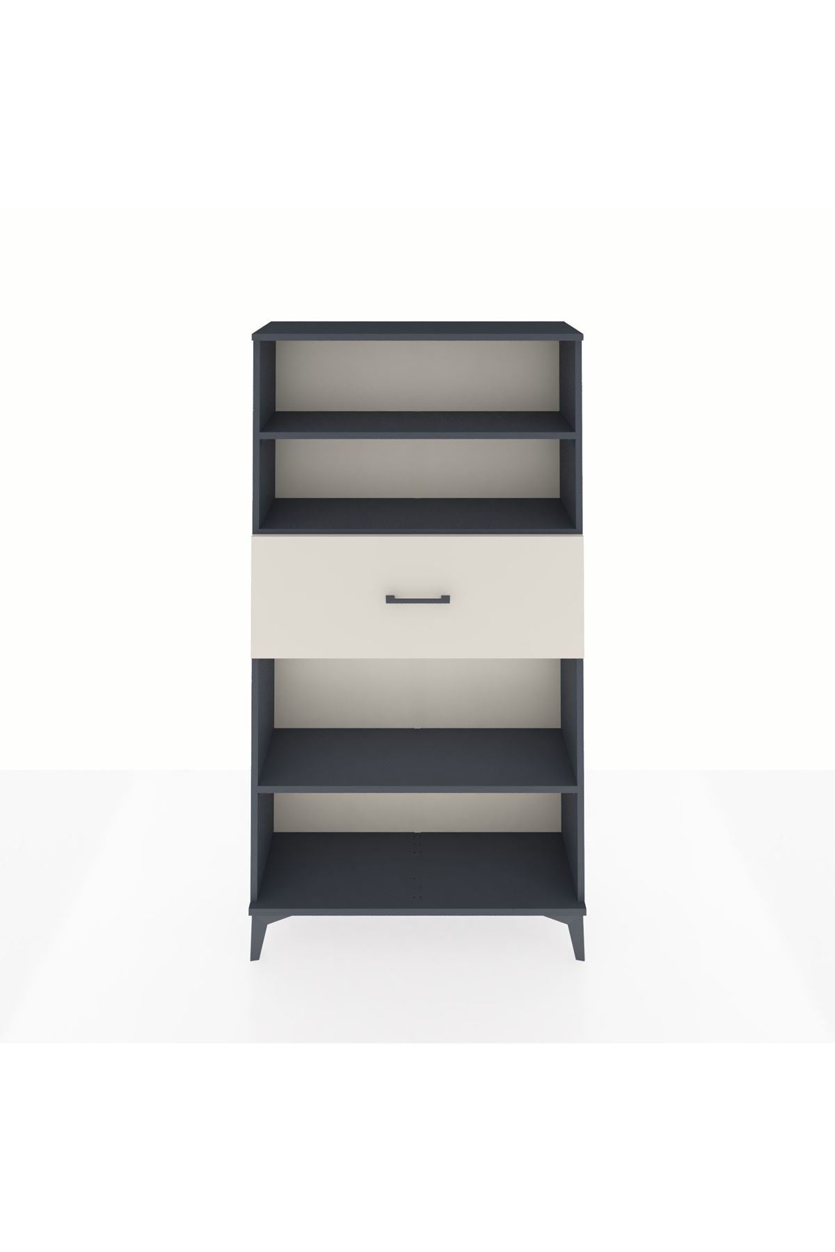 Arges Dolap 3 Raflı Tek Çekmeceli 88x30x163 - S21M169V4A
