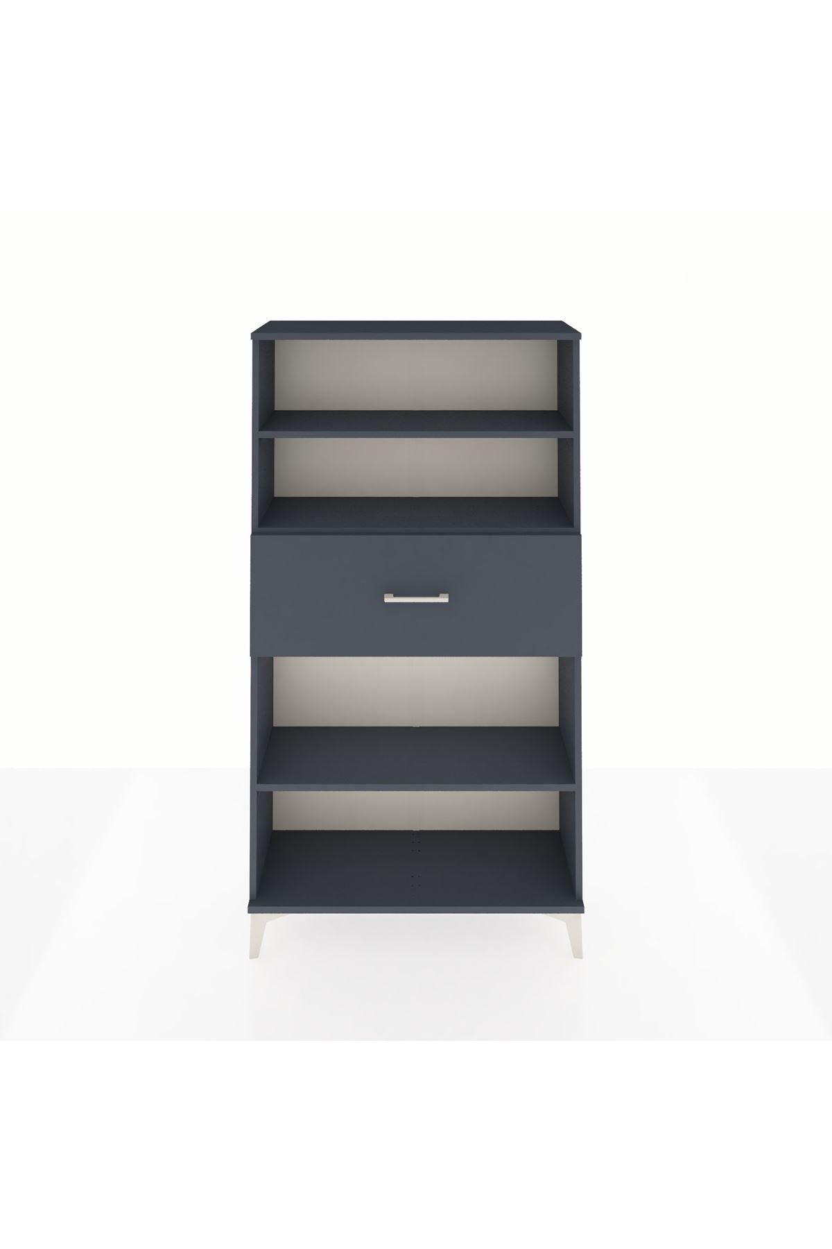 Arges Dolap 3 Raflı Tek Çekmeceli 88x30x163 - S21M169V5A