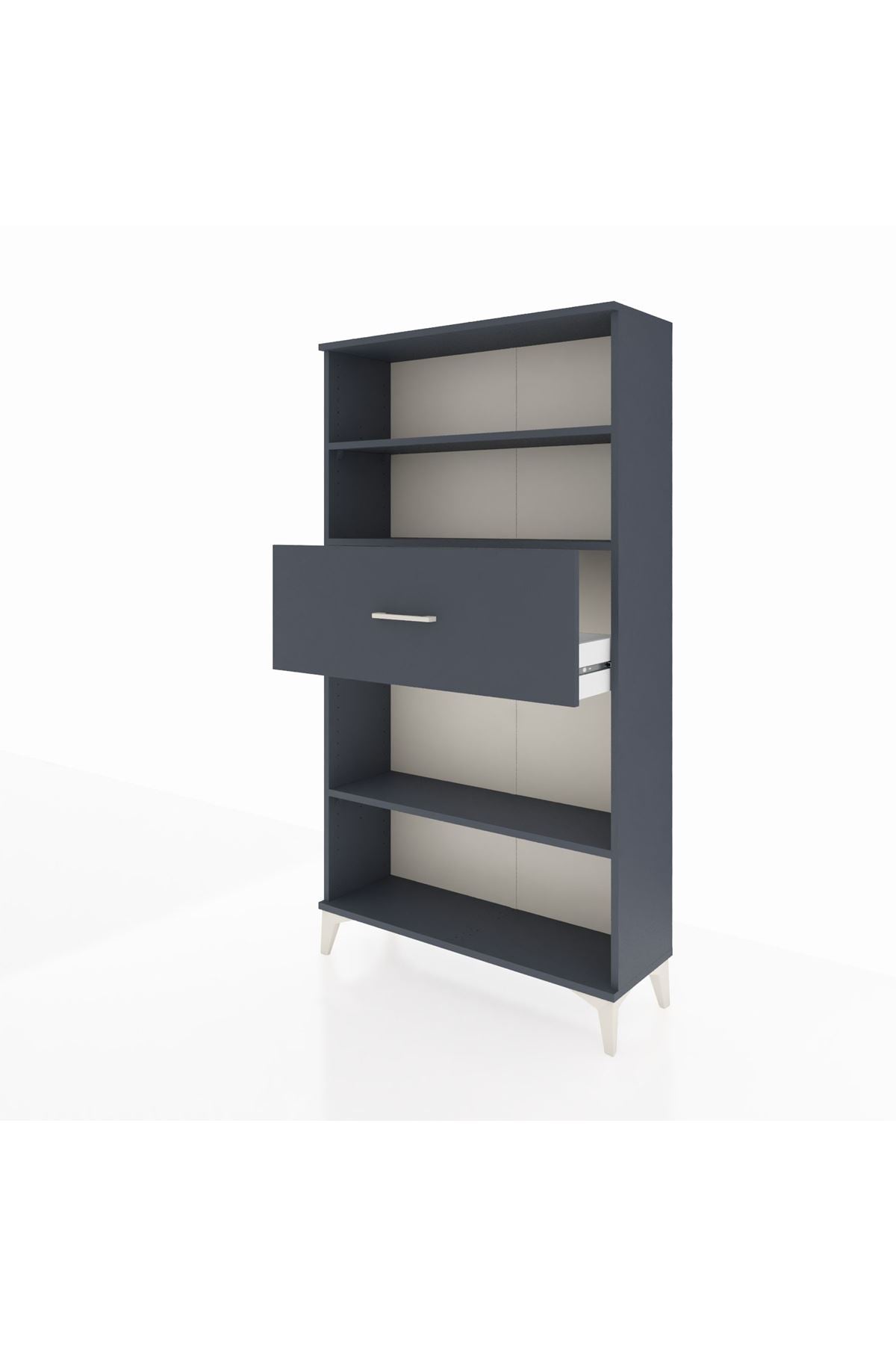 Arges Dolap 3 Raflı Tek Çekmeceli 88x30x163 - S21M169V5A