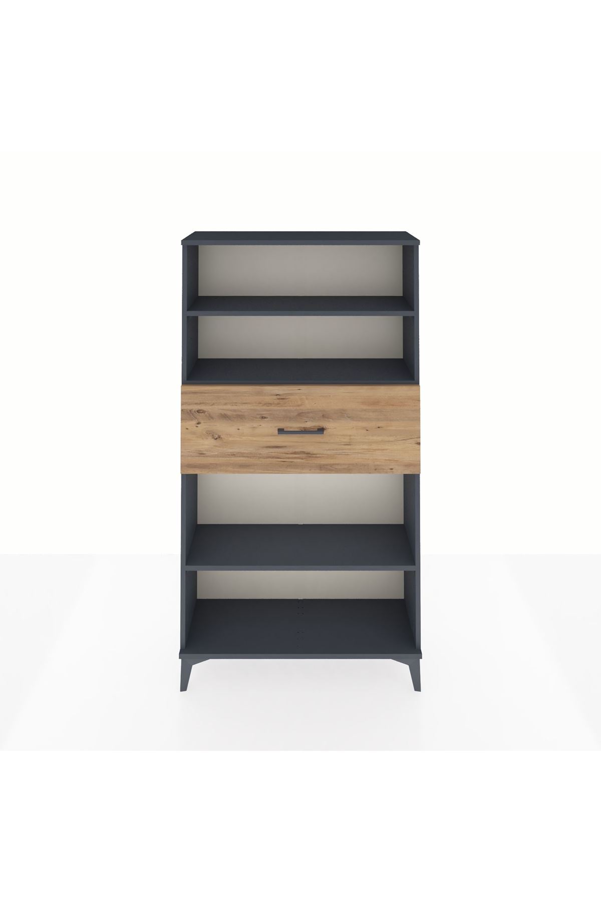 Arges Dolap 3 Raflı Tek Çekmeceli 88x30x163 - S21M169V6A