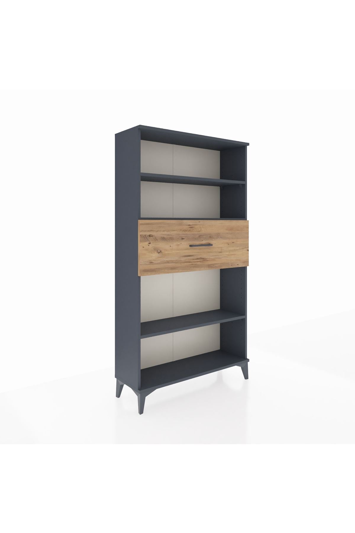 Arges Dolap 3 Raflı Tek Çekmeceli 88x30x163 - S21M169V6A