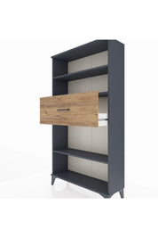 Arges Dolap 3 Raflı Tek Çekmeceli 88x30x163 - S21M169V6A