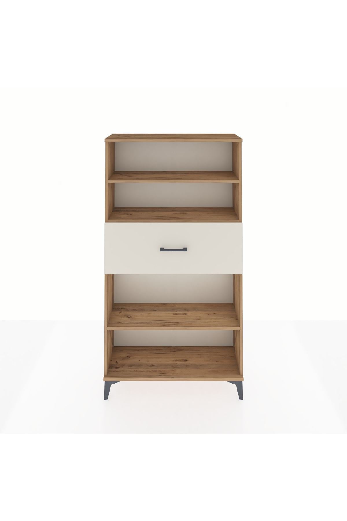 Arges Dolap 3 Raflı Tek Çekmeceli 88x30x163 - S21M169V7A