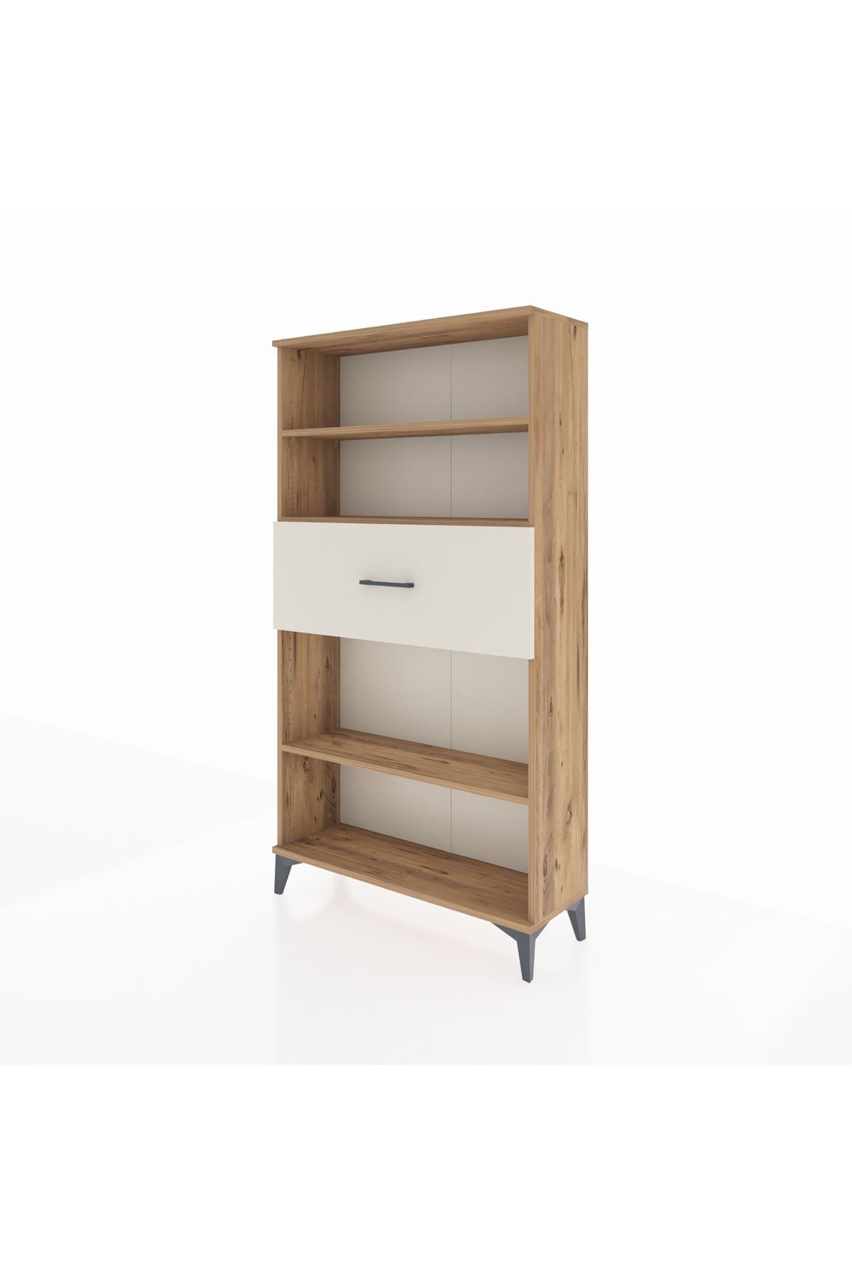 Arges Dolap 3 Raflı Tek Çekmeceli 88x30x163 - S21M169V7A