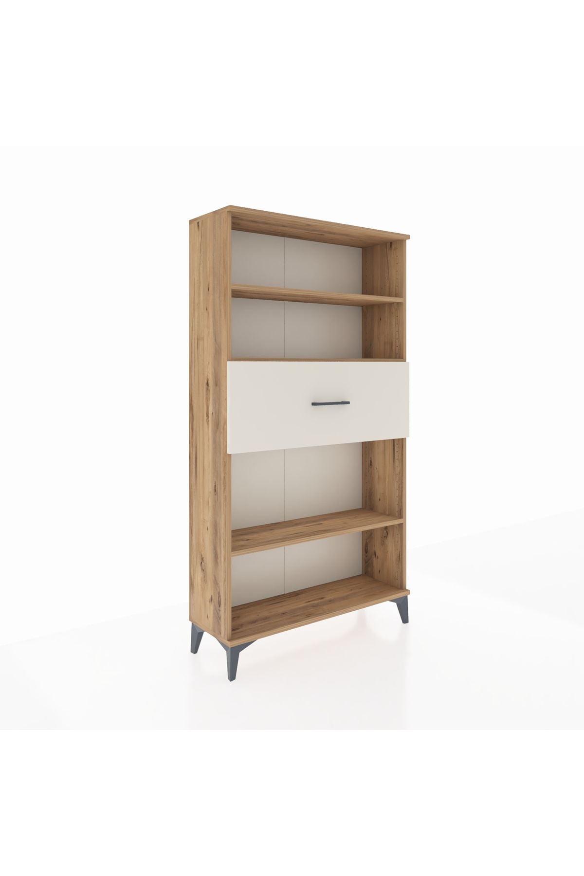 Arges Dolap 3 Raflı Tek Çekmeceli 88x30x163 - S21M169V7A
