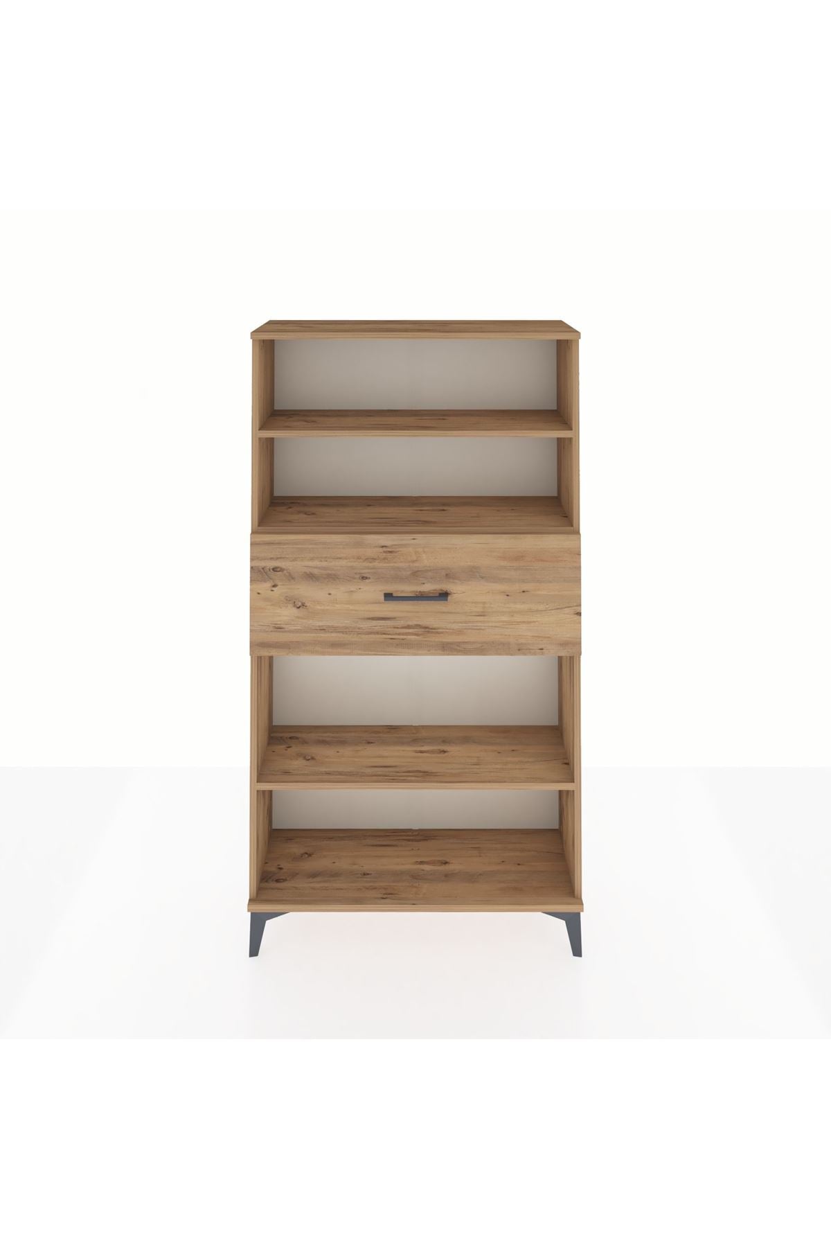 Arges Dolap 3 Raflı Tek Çekmeceli 88x30x163 - S21M169V9A