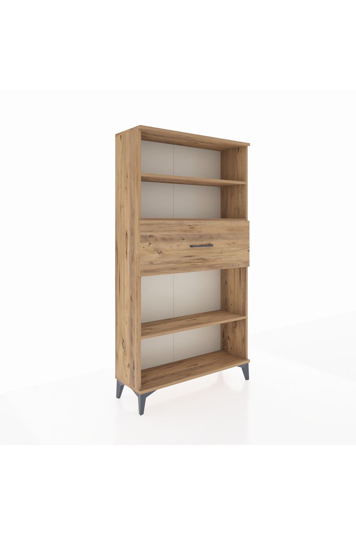Arges Dolap 3 Raflı Tek Çekmeceli 88x30x163 - S21M169V9A