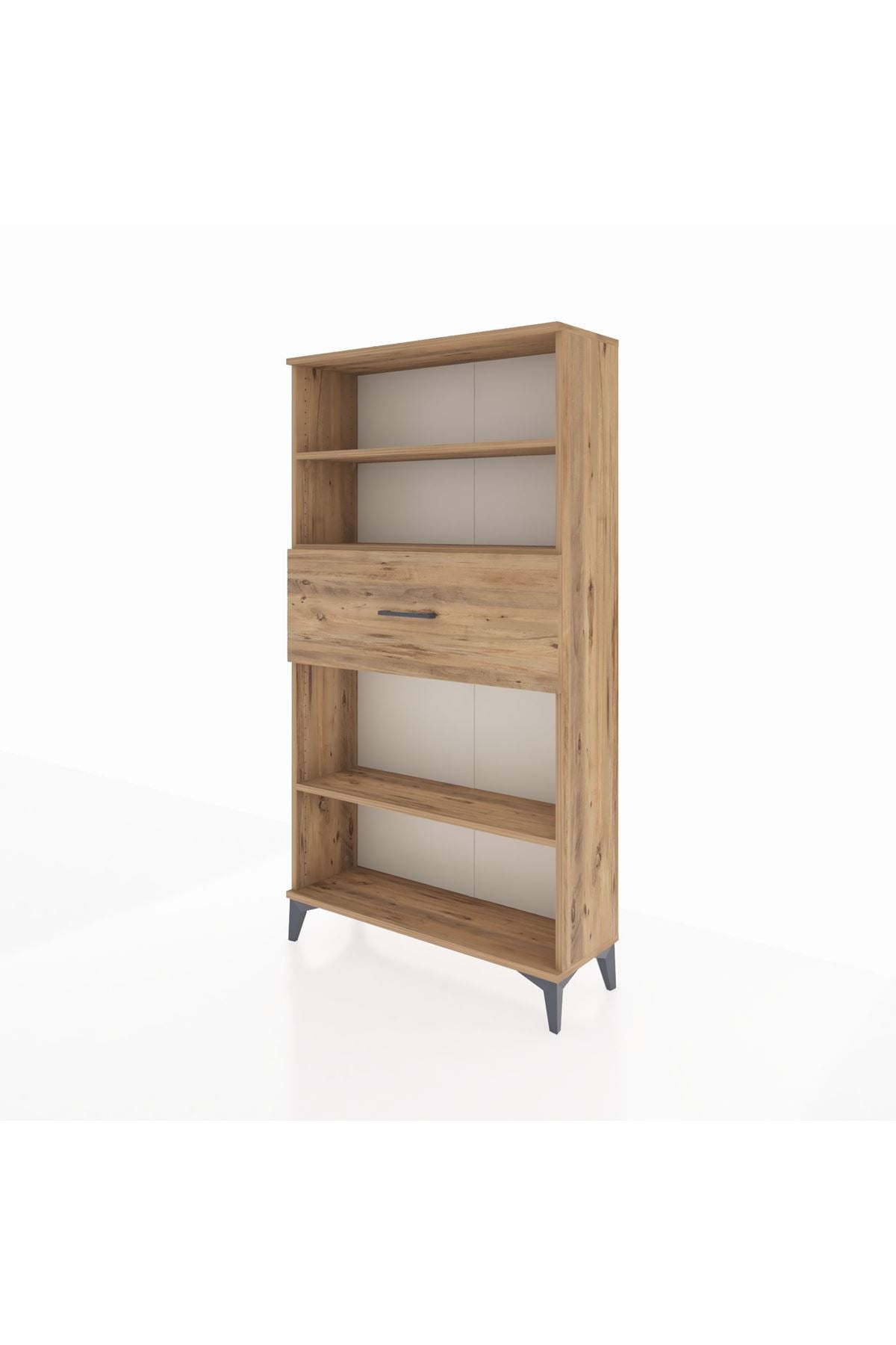 Arges Dolap 3 Raflı Tek Çekmeceli 88x30x163 - S21M169V9A