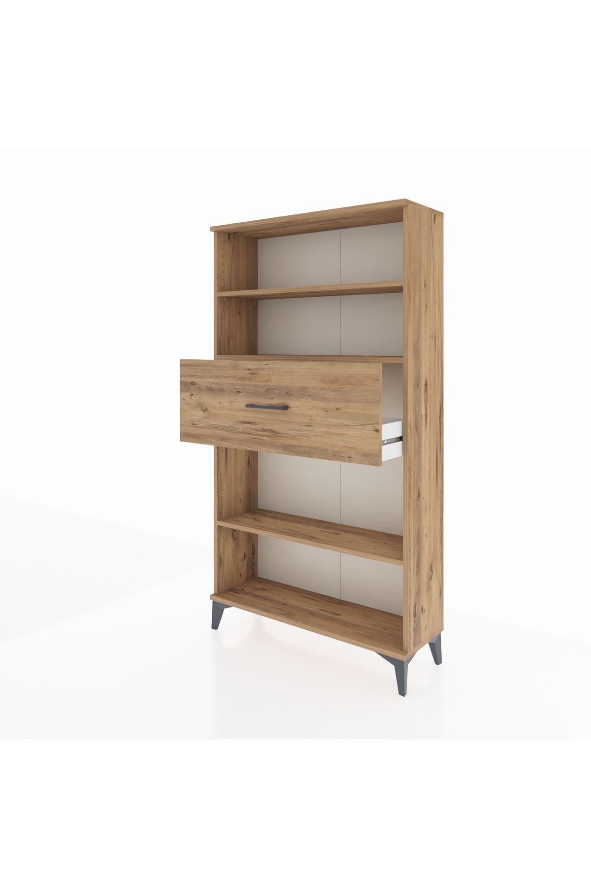 Arges Dolap 3 Raflı Tek Çekmeceli 88x30x163 - S21M169V9A