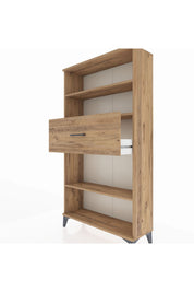 Arges Dolap 3 Raflı Tek Çekmeceli 88x30x163 - S21M169V9A