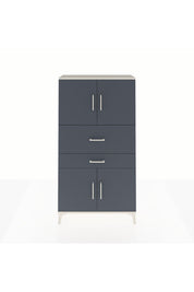 Arges Dolap 3 Raflı 2 Çekmeceli 4 Kapaklı 88x30x163 - S21M170V2A