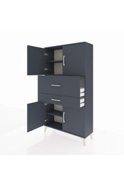 Arges Dolap 3 Raflı 2 Çekmeceli 4 Kapaklı 88x30x163 - S21M170V5A