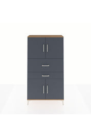 Arges Dolap 3 Raflı 2 Çekmeceli 4 Kapaklı 88x30x163 - S21M170V8A