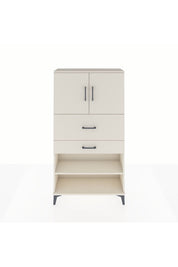 Arges Dolap 3 Raflı 2 Çekmeceli 2 Kapaklı 88x30x163 - S21M172V1A