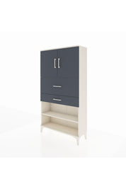 Arges Dolap 3 Raflı 2 Çekmeceli 2 Kapaklı 88x30x163 - S21M172V2A