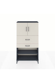 Arges Dolap 3 Raflı 2 Çekmeceli 2 Kapaklı 88x30x163 - S21M172V4A