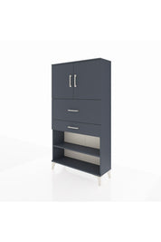 Arges Dolap 3 Raflı 2 Çekmeceli 2 Kapaklı 88x30x163 - S21M172V5A