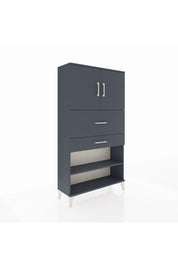 Arges Dolap 3 Raflı 2 Çekmeceli 2 Kapaklı 88x30x163 - S21M172V5A