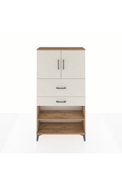Arges Dolap 3 Raflı 2 Çekmeceli 2 Kapaklı 88x30x163 - S21M172V7A