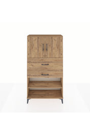 Arges Dolap 3 Raflı 2 Çekmeceli 2 Kapaklı 88x30x163 - S21M172V9A