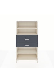 Arges Dolap 3 Raflı 2 Çekmeceli 88x30x163 - S21M173V2A