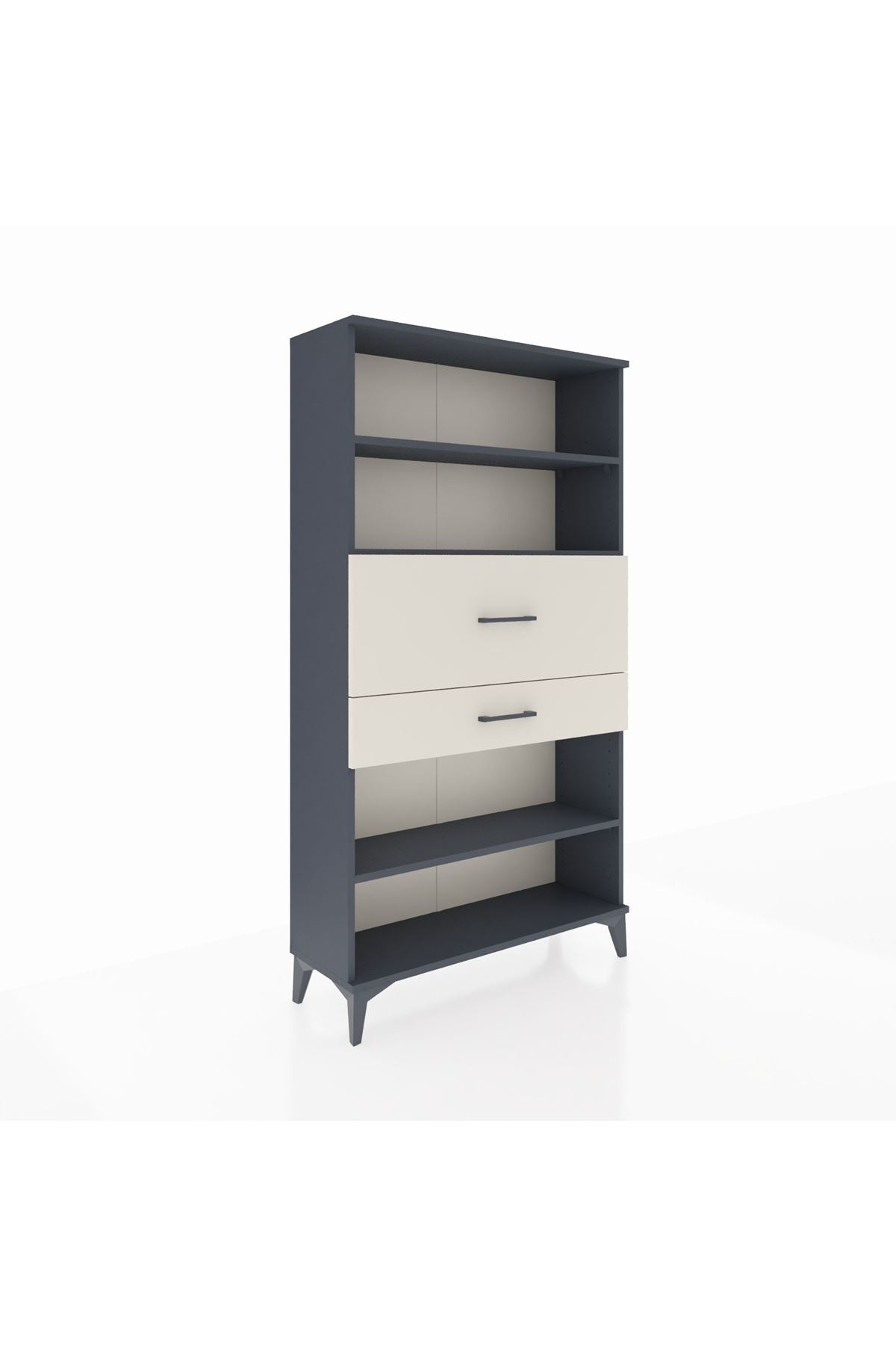 Arges Dolap 3 Raflı 2 Çekmeceli 88x30x163 - S21M173V4A
