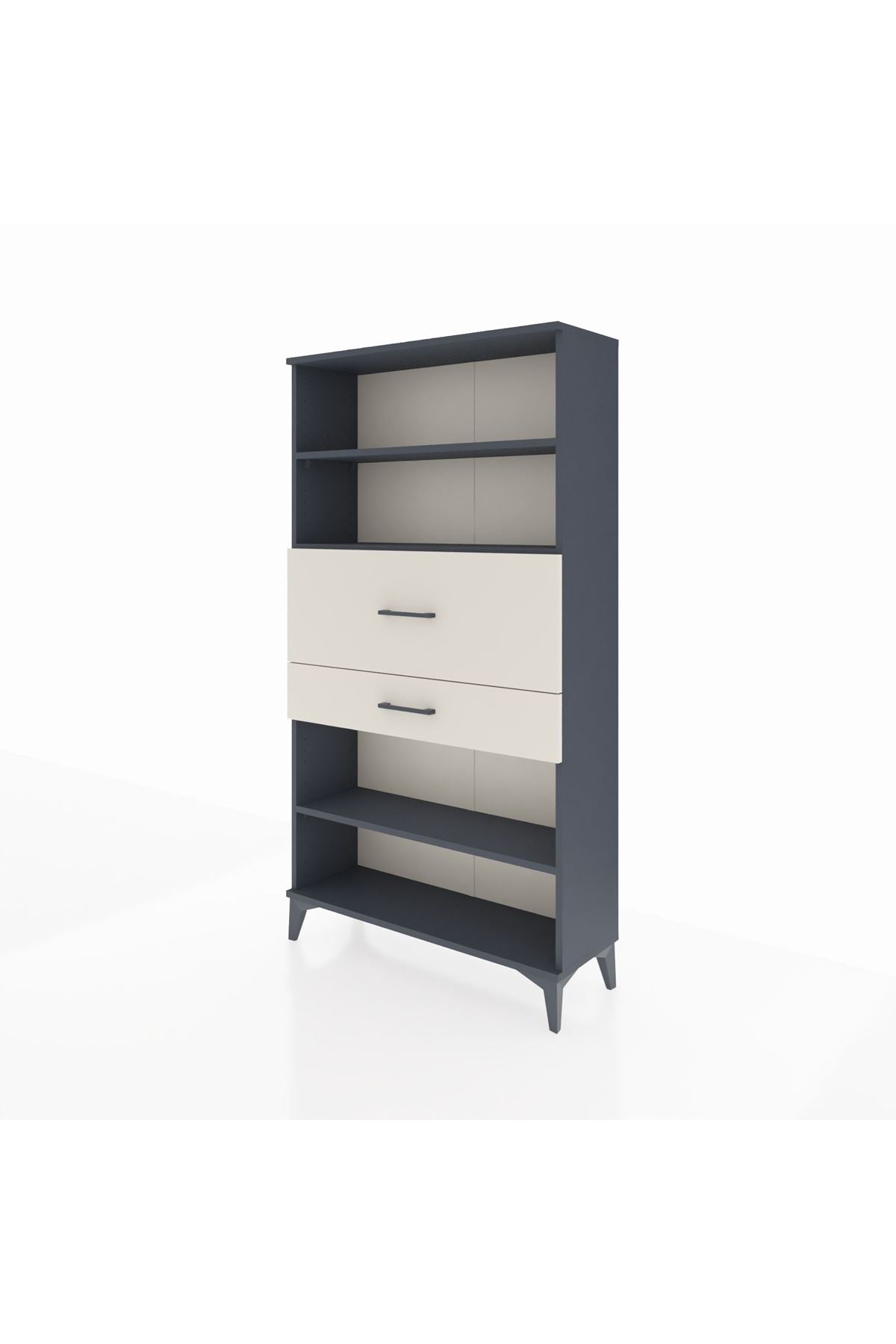 Arges Dolap 3 Raflı 2 Çekmeceli 88x30x163 - S21M173V4A