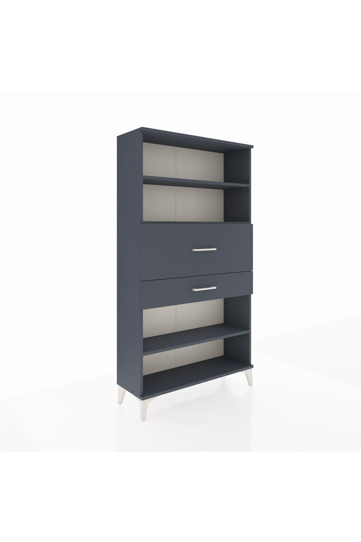Arges Dolap 3 Raflı 2 Çekmeceli 88x30x163 - S21M173V5A
