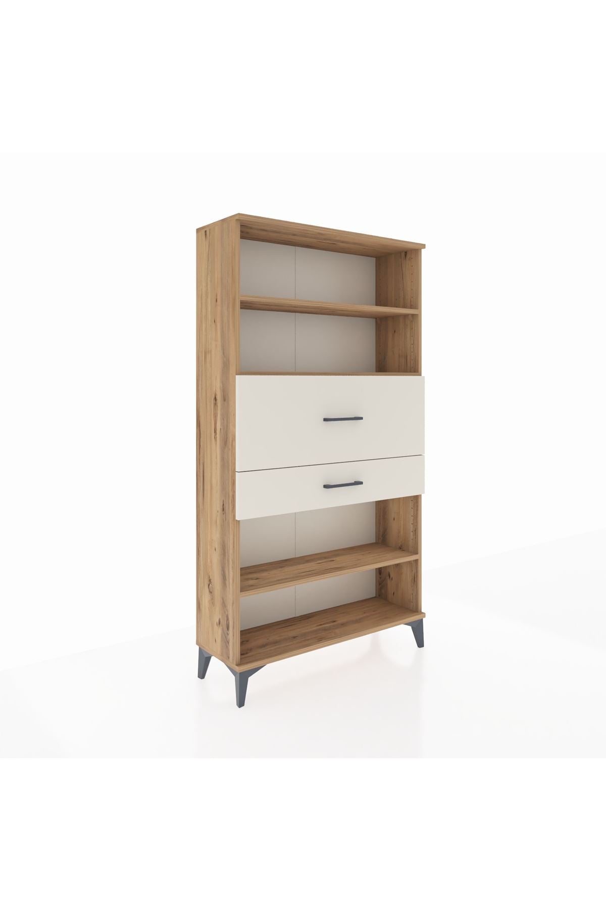 Arges Dolap 3 Raflı 2 Çekmeceli 88x30x163 - S21M173V7A