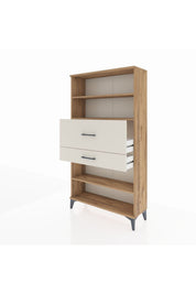 Arges Dolap 3 Raflı 2 Çekmeceli 88x30x163 - S21M173V7A